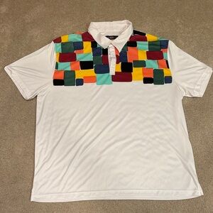 Vibrant Multicolor Block Polo Shirt